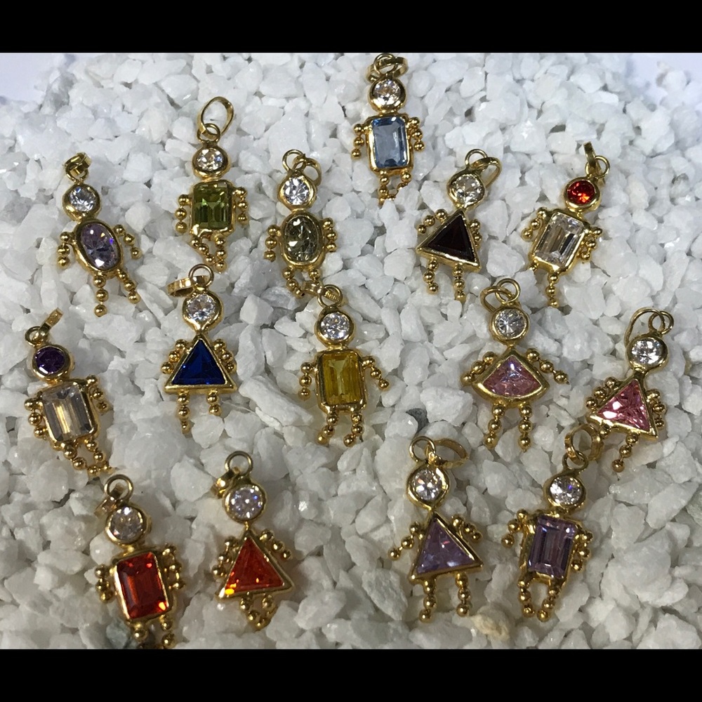 14K Yellow Gold Birthstone Children..Perfect gift